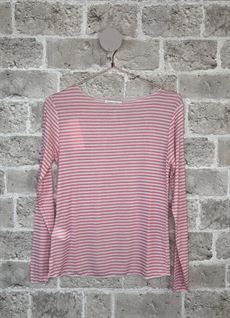 CABANA LIVING BLUSE, STRIPE CASH, ROSA